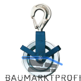 Drahtseil- und Hanfseilbaurolle � 160 mm