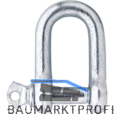 Normsch�kel verzinkt Bolzen-� 27 mm Lichte=38 mm Tragkraft 3150 kg