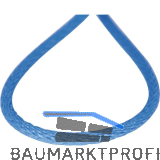 Kunststoffleine / Seil spiralgeflochten blau � 14 mm Rollenl�nge 80 m