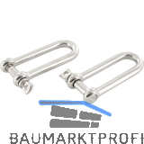 Normsch�kel Edelstahl Bolzen lange Form � 6 mm Lichte=48 mm