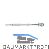 FISCHER SXRL 10x 80 FUS Rahmend�bel mit Sechskantschraube verzinkt und Bewertung