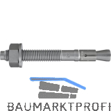 FISCHER FBN II 10/ 50/126 Bolzen feuerverzinkt mit Bewertung druckzonentauglich