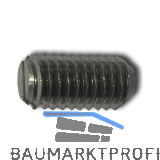 ISO4766 14H M 6x 12 blank Gewindestift mit Schlitz und Kegelkuppe (DIN551)