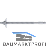 FISCHER FBN II 16/250/368 Bolzen mit grosser Scheibe verzinkt-blau mit Bewertung
