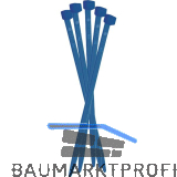 WKK Kabelbinder 2.5x100 blau Polyamid 6.6 mit Metallpigmenten