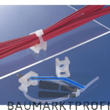Befestigungssockel f�r Kabelbinder 9 mm zum Schrauben und Nieten - natur