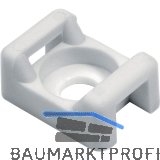 Befestigungssockel f�r Kabelbinder 5 mm zum Schrauben und Nieten