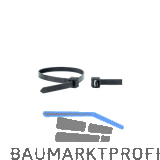WKK Kabelbinder 4.8x200 schwarz Polyamid 6.6 - wiederl�sbar