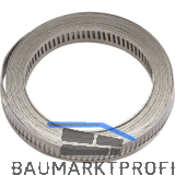 Endlosband mit Bandbreite 13mm / 30m - W2 Stahl verzinkt-blau