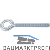 Ringschraube mit metrischem Gewinde M 6x15 verzinkt-blau