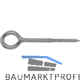Sturmhaken�se mit Holzgewinde Nr.12 / 4.7x30 verzinkt-blau