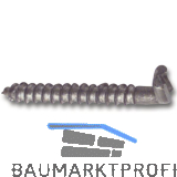 Schlitzschraubhaken mit Holzgewinde und Schlitz 6.0x 48 verzinkt-blau