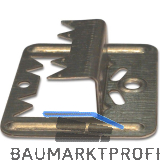 Profilholzkralle Nr. 6 extra stark Stahlband-verzinkt f�r Nut/Feder-Montage