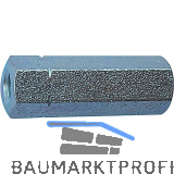 DIN1479 M 8x 35 verzinkt Spannschlossmutter aus Stahl