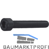 ISO4762 M 4x 25 Edelstahl A4 Zylinderschraube mit Innensechskant schwarz