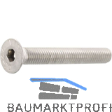 ISO10642 M 3x 8 Edelstahl A4 Senkschraube mit Innensechskant (~DIN7991)