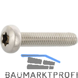 DIN7500PE (CT) Torx 30 M 6x 16 Edelstahl A2 gewindefurchende Linsenschraube