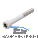 ISO4762 M12x 75 Edelstahl A2-70 Zylinderschraube mit Innensechskant (DIN912)