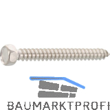 DIN7976C 4.2x 16 Edelstahl A2 Sechskantkopf-Blechschraube ~ISO1479