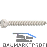 DIN7976C 4.8x 38 Edelstahl A2 Sechskantkopf-Blechschraube ~ISO1479