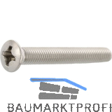 ~ISO7047 M 3x 12 Phillips KS Edelstahl A2 Linsensenkkopfschraube (DIN966A)