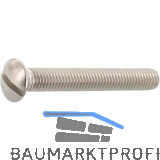 DIN964A M 5x 10 Edelstahl A4 Linsenschraube mit Schlitz