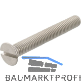 ~ISO2009 M 6x 25 Edelstahl A4 Senkschraube mit Schlitz (DIN963A)