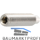 ISO4028 M 8x 12 Edelstahl A2 Gewindestift mit Zapfen Innensechskant (DIN915)