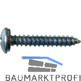 Blechschraube 3.9x 22 Stahl verzinkt mit Zylinderkopf ~7981