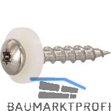 Fensterbankschraube 3.9x25 Torx 15 Edelstahl A2 mit Polyamid-Scheibe