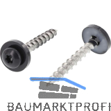 Kopflackierte Fensterbankschraube 3.9x25 Torx 15 Edelstahl A2 / RAL7016