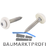 Kopflackierte Fensterbankschraube 3.9x25 Torx 15 Edelstahl A2 / RAL9016