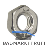 DIN439-2 M12x1.5 Edelstahl A2 flache Feingewinde-Sechskantmutter