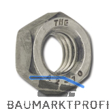 ISO4032 M 8 Edelstahl A2 Linksgewinde-Sechskantmutter
