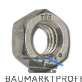 ISO4032 M16 Edelstahl A2 Linksgewinde-Sechskantmutter