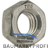 DIN934 M 8x1 Edelstahl A4 Feingewinde-Sechskantmutter
