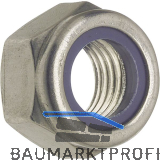 DIN985 M18 Edelstahl A2 Sicherungsmutter niedrige Form mit Polyamideinlage