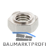 DIN929 M 5 Edelstahl A2 Sechskant-Schwei�mutter