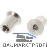 H�lsenmutter Senkkopf M12x 20 Edelstahl 1.4305 mit Innensechskant