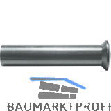 H�lsenmutter Linsenkopf mit Schlitz M4 x 25 Messing vernickelt