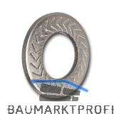 SKS M 6 Edelstahl A4 Sperrkantscheibe f�r normale und kleine Kopfauflagen