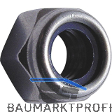 DIN982 M 6 Edelstahl A4 Sicherungsmutter hohe Form mit Polyamideinlage