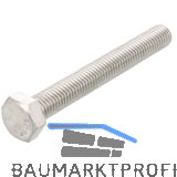 ISO4017 M24x 40 Edelstahl A4-70 Sechskantschraube ohne Schaft (DIN933)