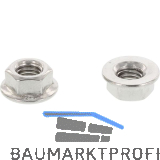 DIN6923 M10 Edelstahl A2 Sechskantmutter mit Flansch