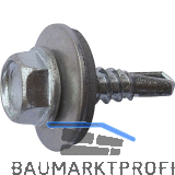 DIN7504K 5.5x 25 verzinkt Sechskantbohrschraube mit Scheibe � 16 mm