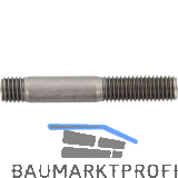 DIN938 M12x 45 Edelstahl A2 Stiftschraube Einschraubende ~1 d