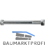 Baubolzen / Bauschraube mit CE M12 x 480 4.8 verzinkt-blau (~ DIN601)