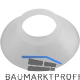 Isolierringe Senkkopf M 4 Polyamid natur f�r Beschl�gemontage auf Glas