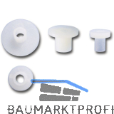 Isolierh�lse M 4x2.7 Polyamid natur f�r Beschl�gemontage auf Glas