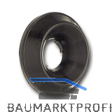 Rosette 90� M 4 Polyamid schwarz f�r Senkschrauben